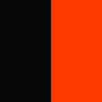 black/orange