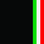 black/tricolor